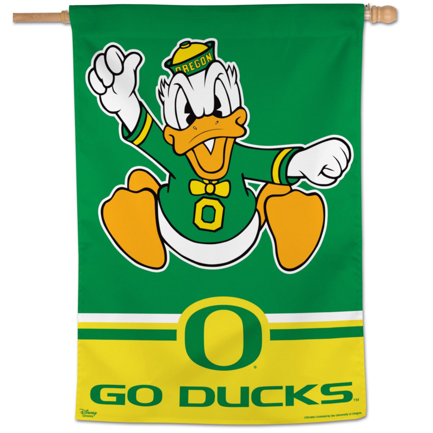 WinCraft Oregon Ducks 28" x 40" Retro Single-Sided Vertical Banner                                                               - view number 1