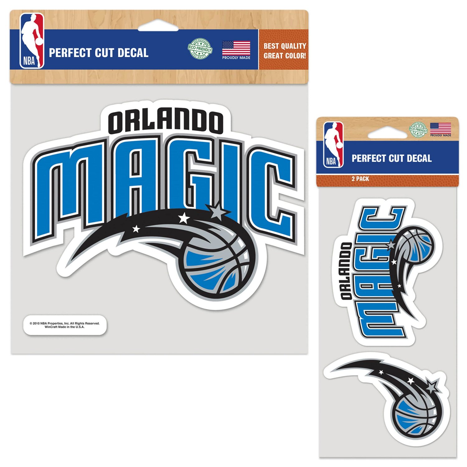WinCraft Orlando Magic Perfect Cut Decal Two-Pack Set                                                                            - view number 1