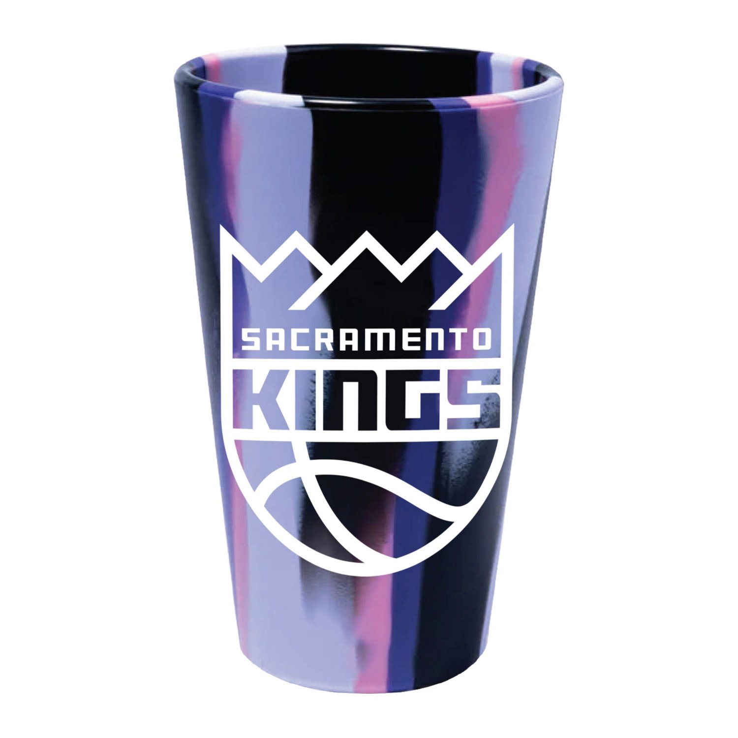 WinCraft Sacramento Kings 16oz Fashion Silicone Pint Glass