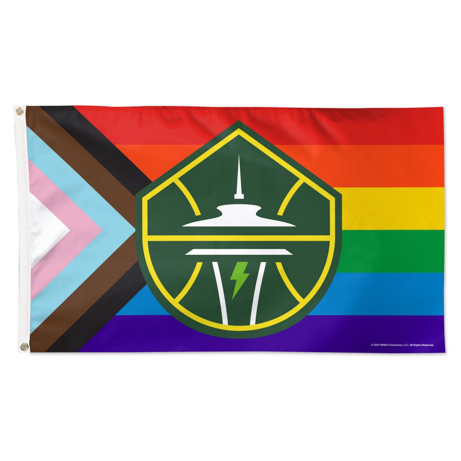 WinCraft Seattle Storm 3' x 5' Pride Single-Sided Flag                                                                           - view number 1