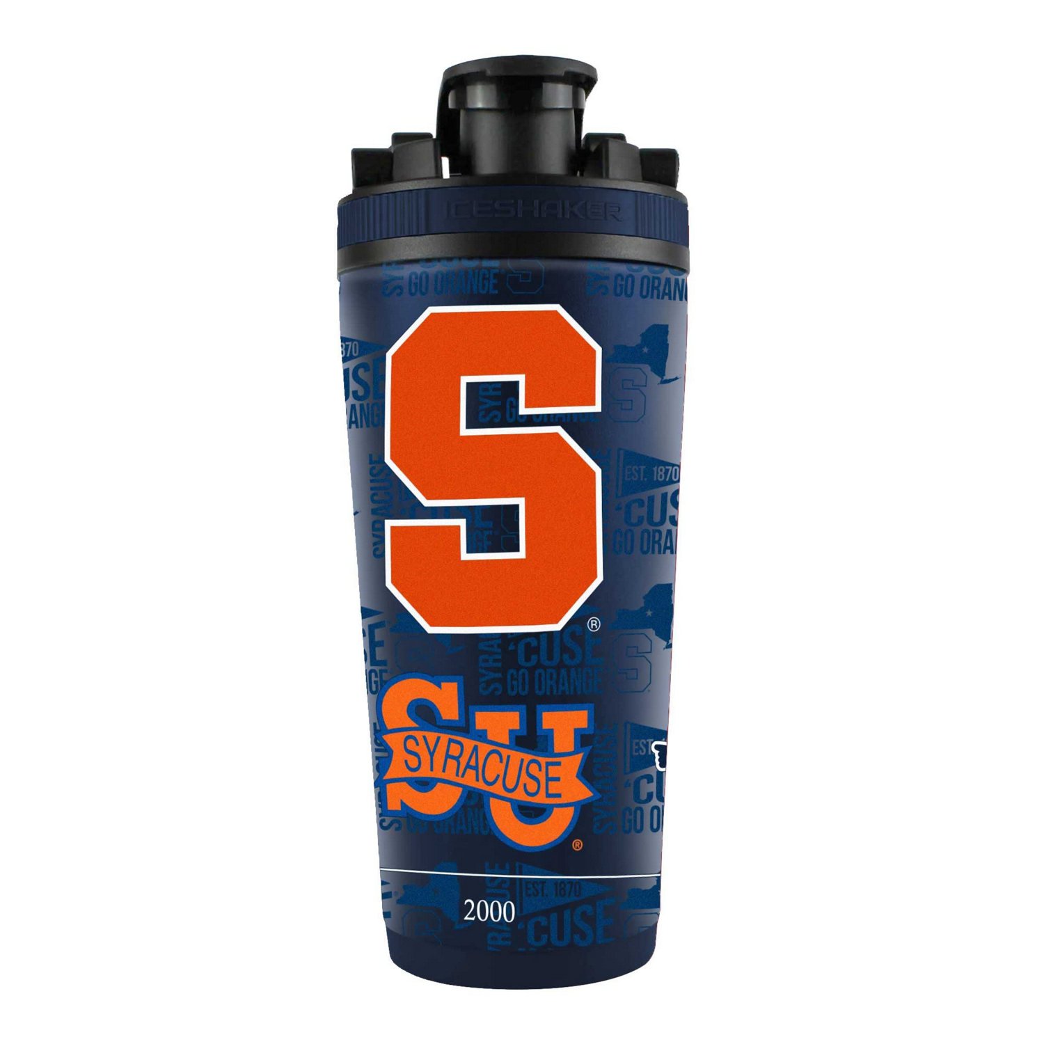 WinCraft Syracuse 26oz 4D Stainless Steel Ice Shaker Bottle