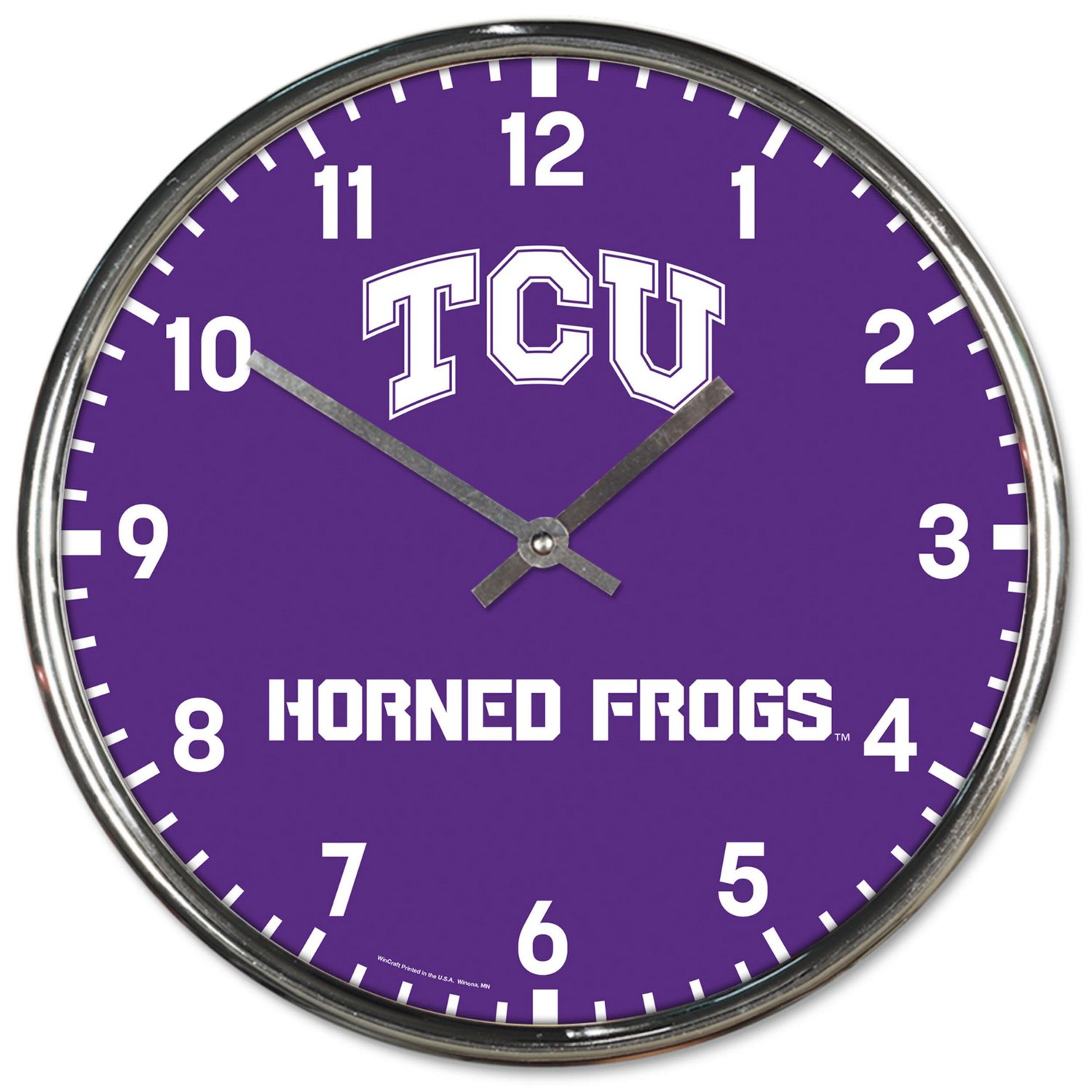 WinCraft TCU Horned Frogs Wall Clock