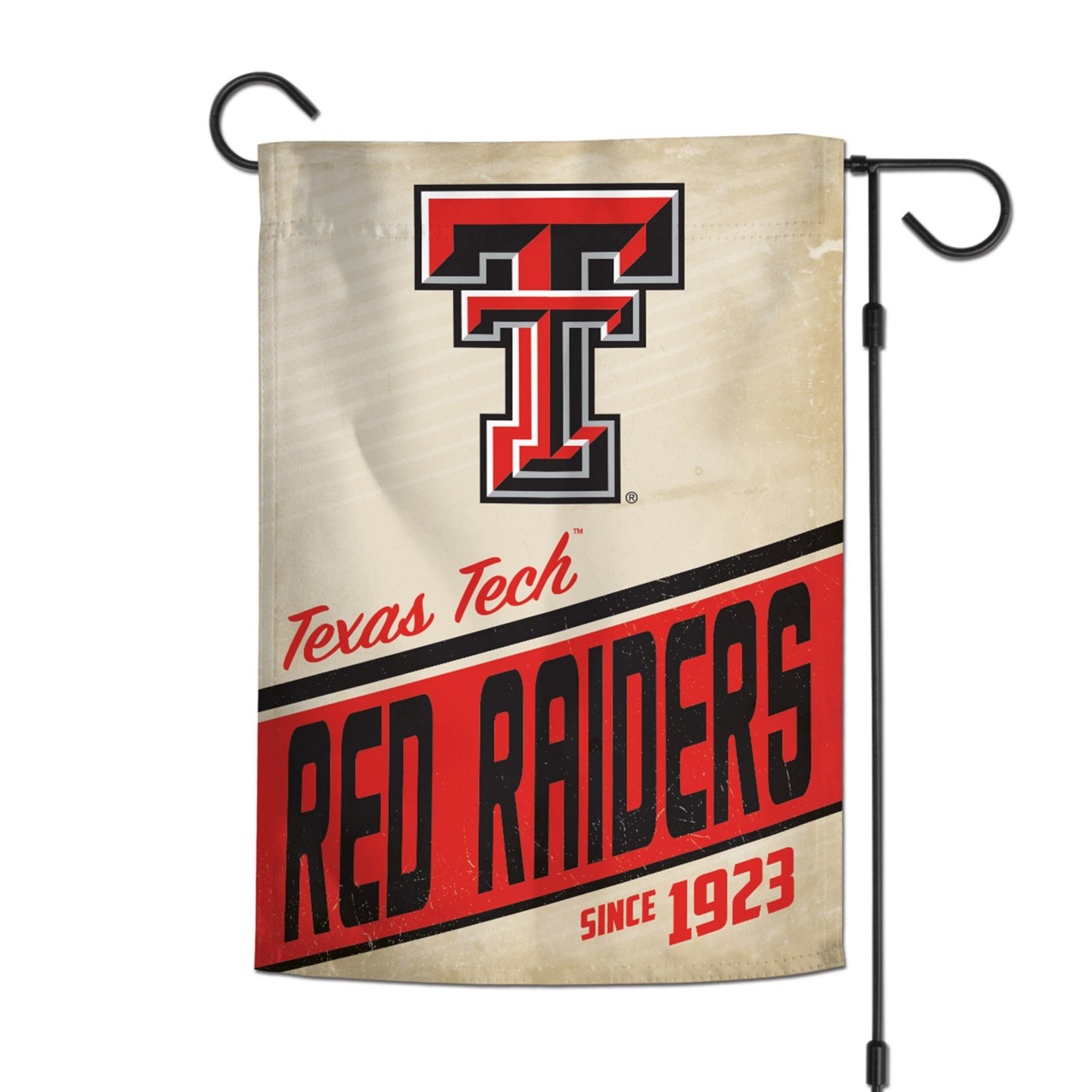 WinCraft Texas Tech Raiders 12" x 18" Throwback Logo Double-Sided Garden Flag                                                    - view number 2