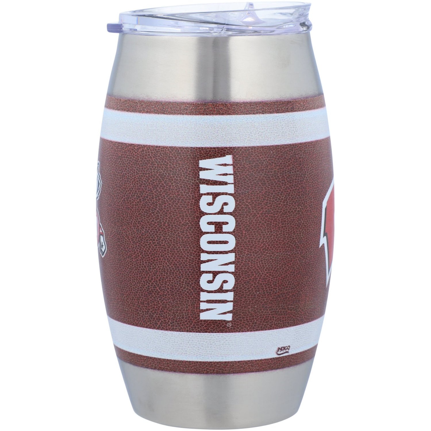 Wisconsin Badgers 15oz Football Tumbler - view number 2