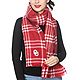 Women's ZooZatz Oklahoma Sooners Plaid Blanket Scarf                                                                             - view number 1 selected