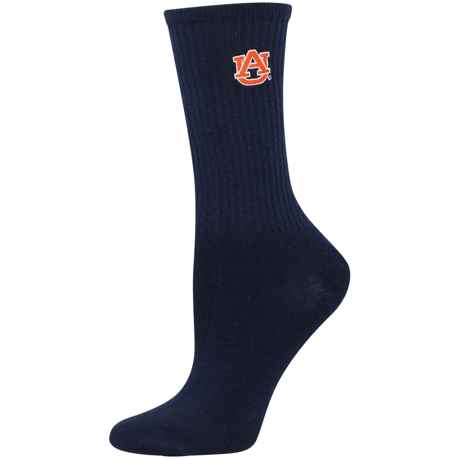 ZooZatz /White Auburn Tigers 2-Pack Quarter-Length Socks - view number 2