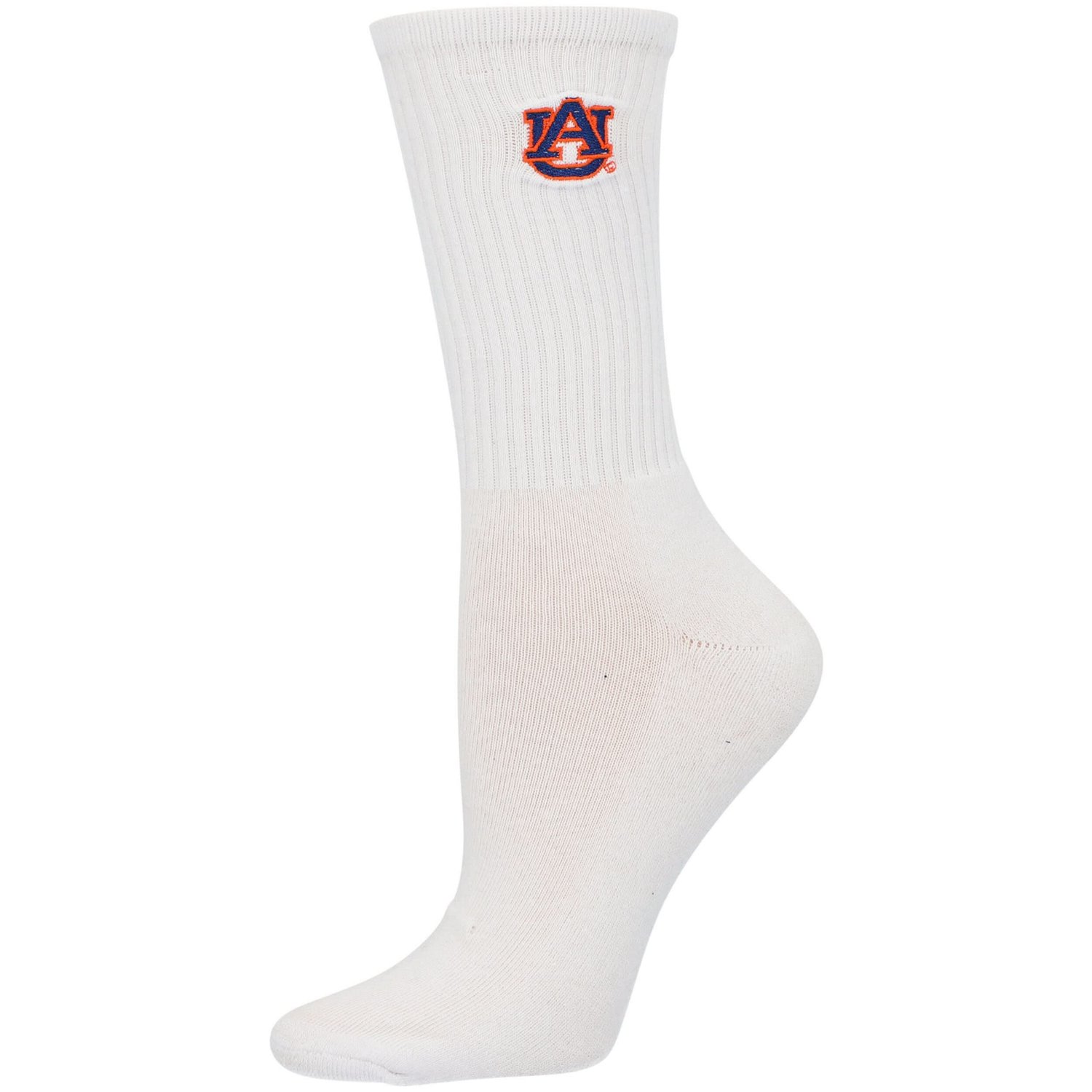 ZooZatz /White Auburn Tigers 2-Pack Quarter-Length Socks - view number 3