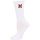 ZooZatz /White Maryland Terrapins 2-Pack Quarter-Length Socks                                                                    - view number 3