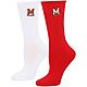 ZooZatz /White Maryland Terrapins 2-Pack Quarter-Length Socks                                                                    - view number 1 selected