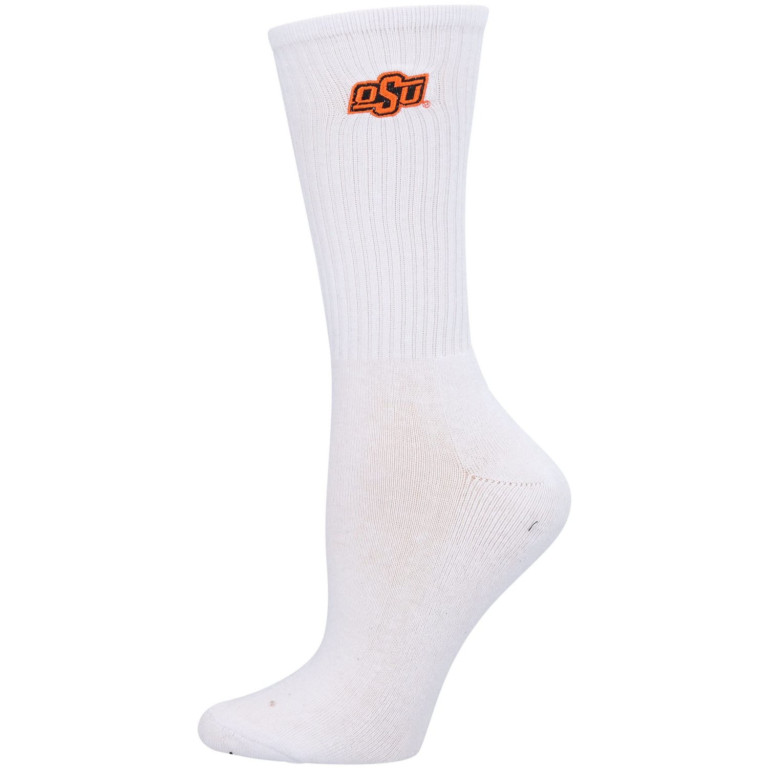 ZooZatz /White Oklahoma State Cowboys 2-Pack Quarter-Length Socks - view number 2