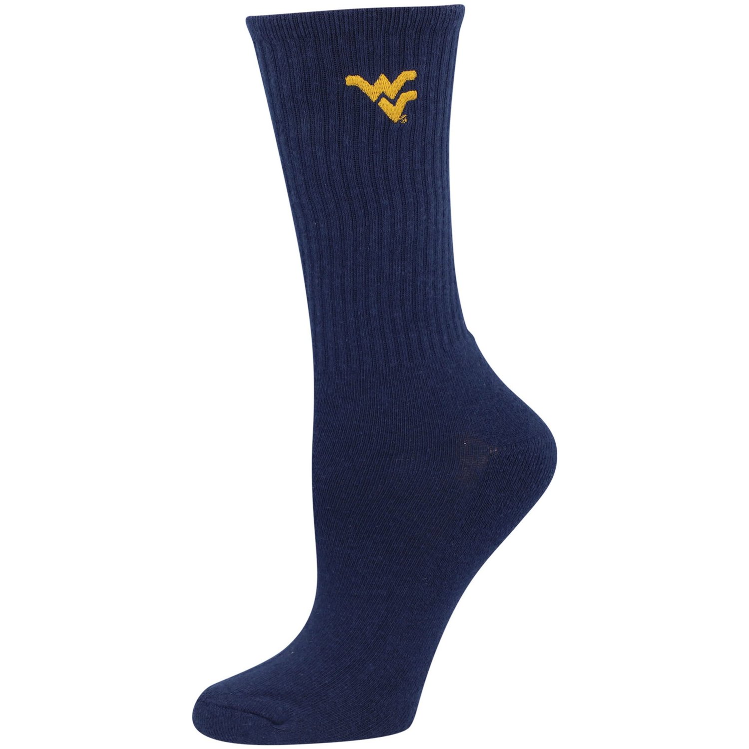 ZooZatz /White West Virginia Mountaineers 2-Pack Quarter-Length Socks - view number 2