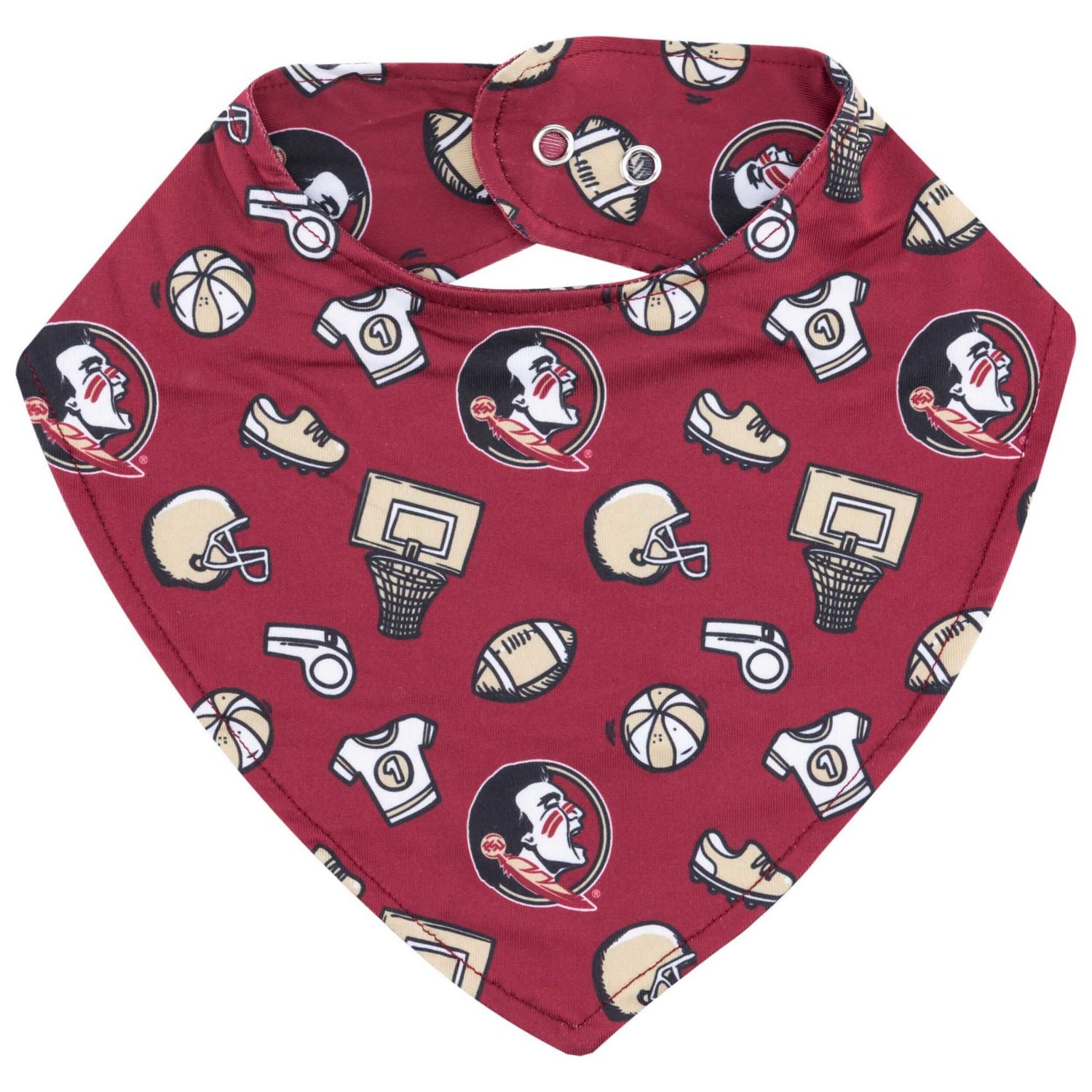 ZooZatz Florida State Seminoles All Over Print Baby Bib