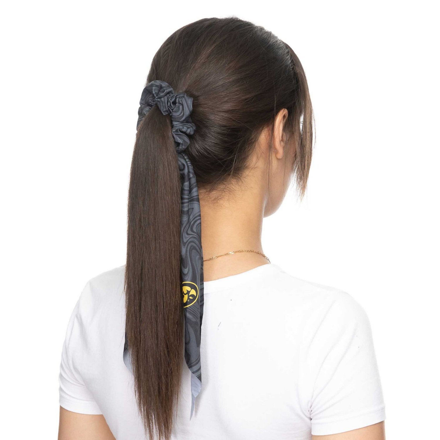 ZooZatz Iowa Hawkeyes Swirly Scarf Scrunchie - view number 2