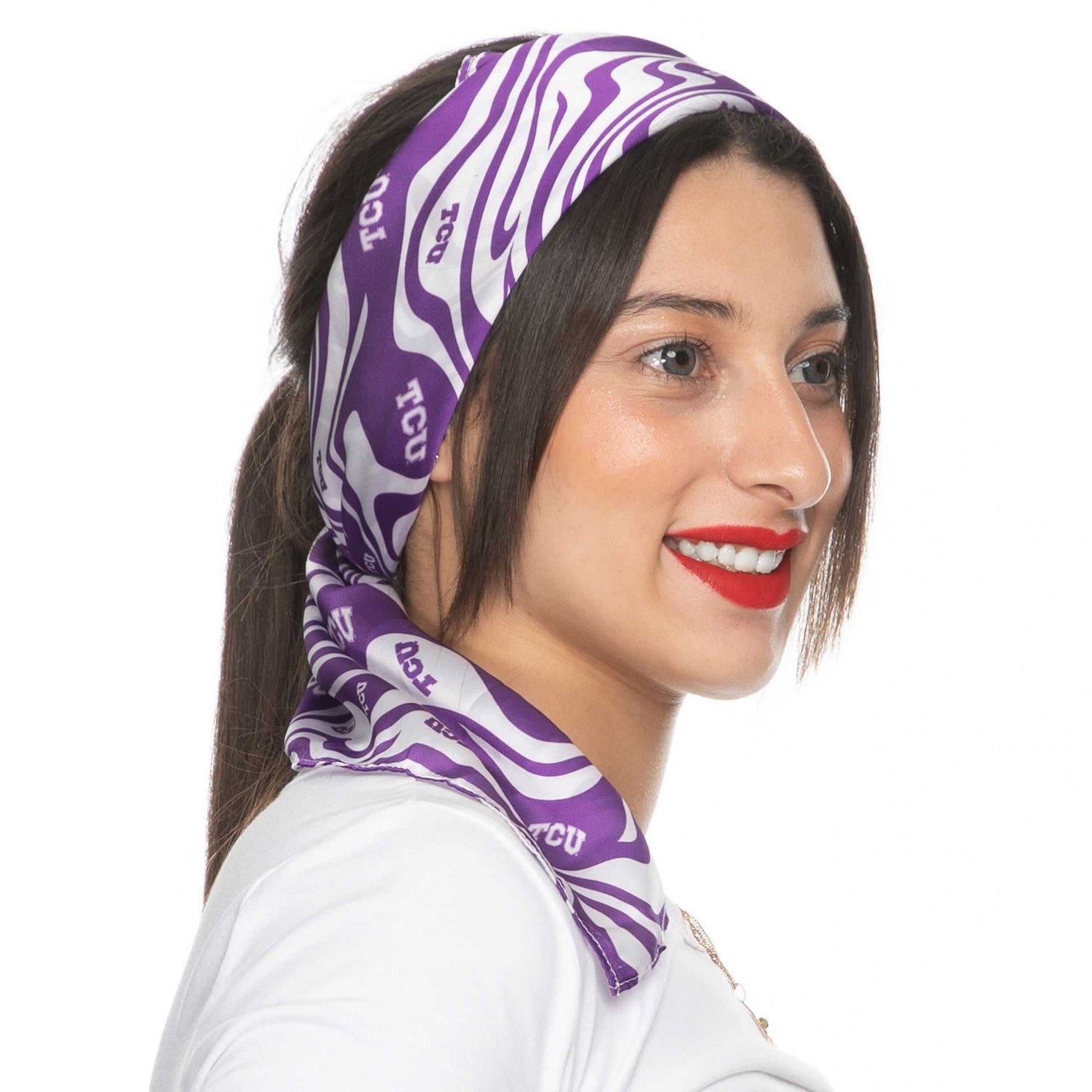 ZooZatz TCU Horned Frogs Hair Scarf - view number 2