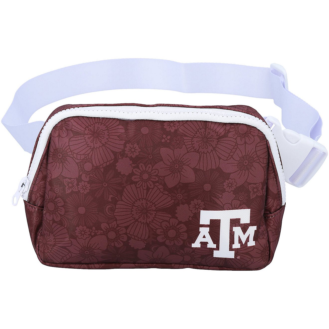 ZooZatz Texas AM Aggies Floral Print Fanny Pack                                                                                  - view number 1