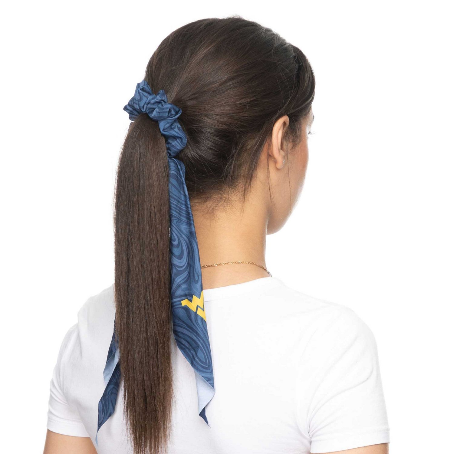 ZooZatz West Virginia Mountaineers Swirly Scarf Scrunchie - view number 2