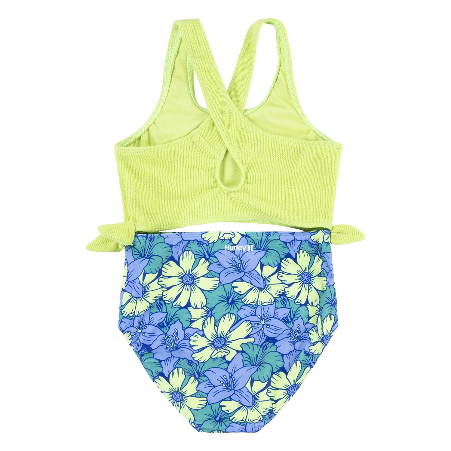 Hurley Girls' Floral Crossback Monokini - view number 2