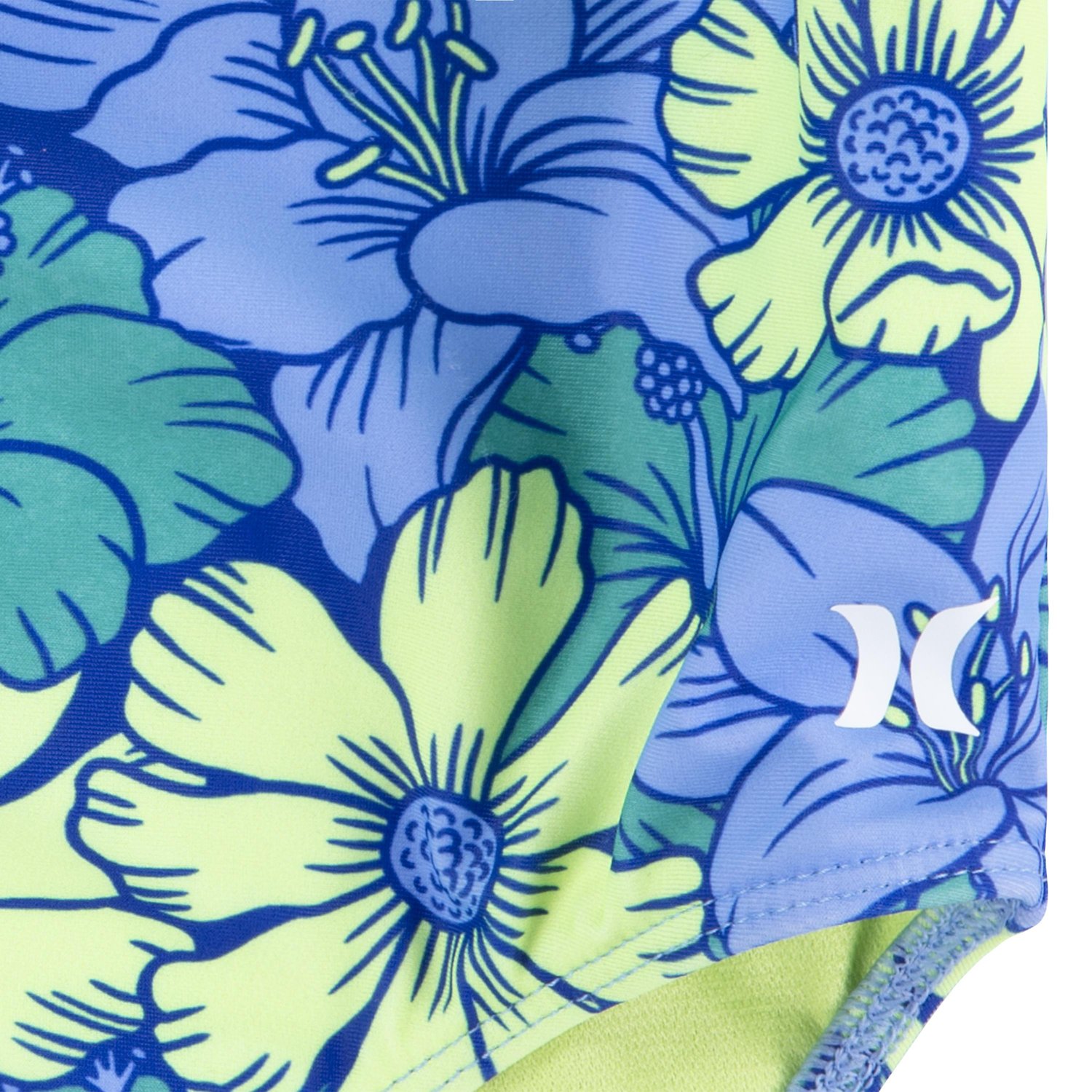 Hurley Girls' Floral Crossback Monokini - view number 4
