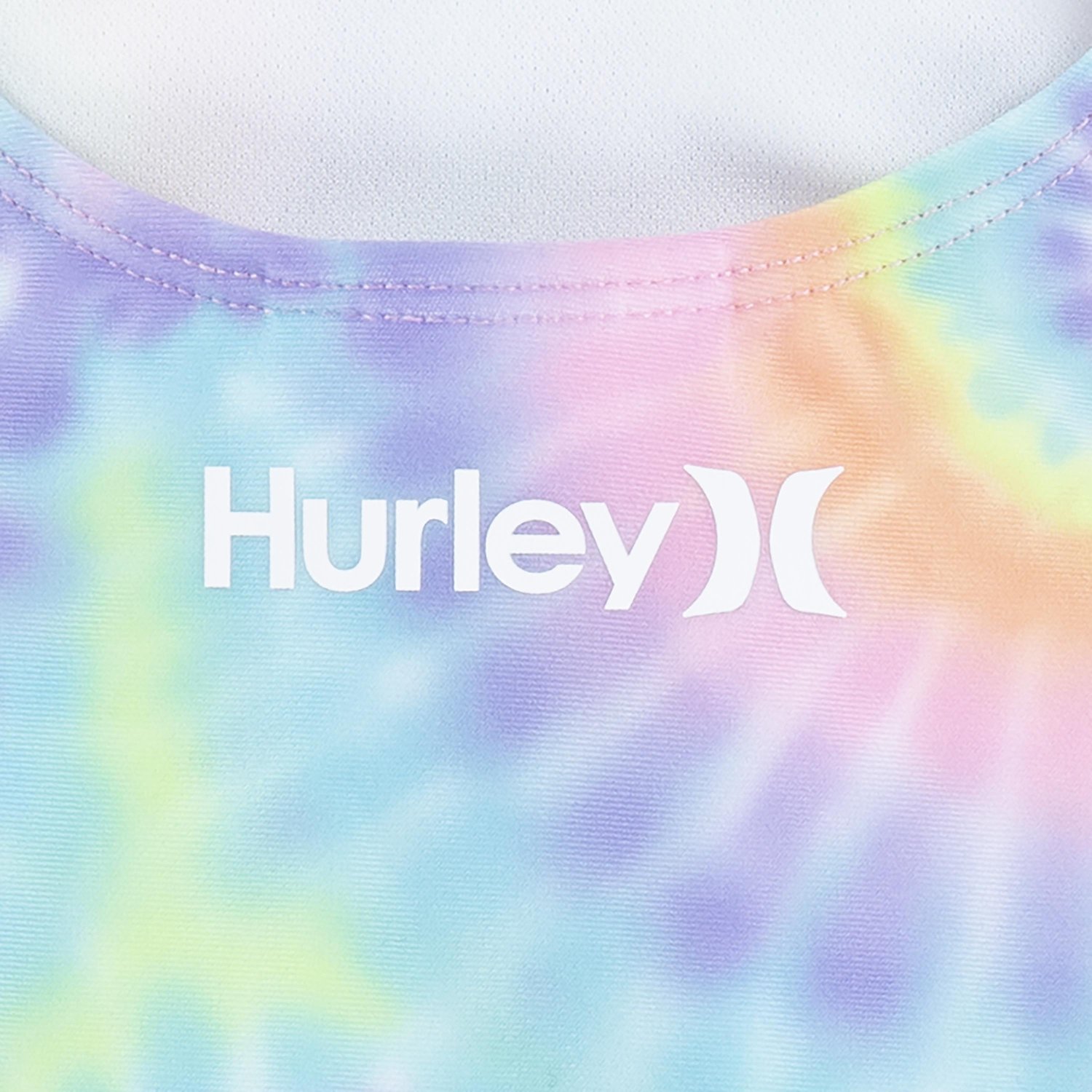 Hurley Girls' Tie Dye Shoulder Tie 1-Piece Swimsuit - view number 5
