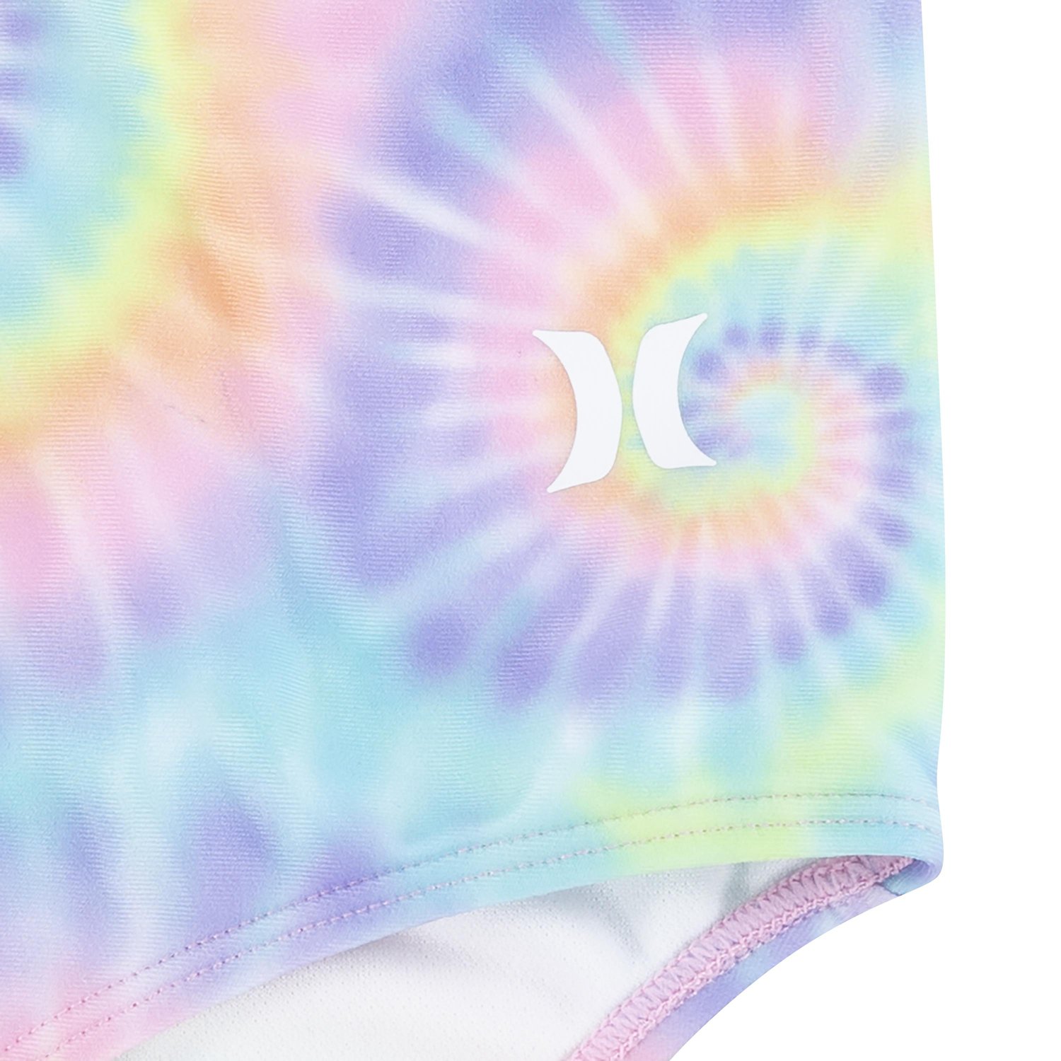 Hurley Girls' Tie Dye Shoulder Tie 1-Piece Swimsuit - view number 4