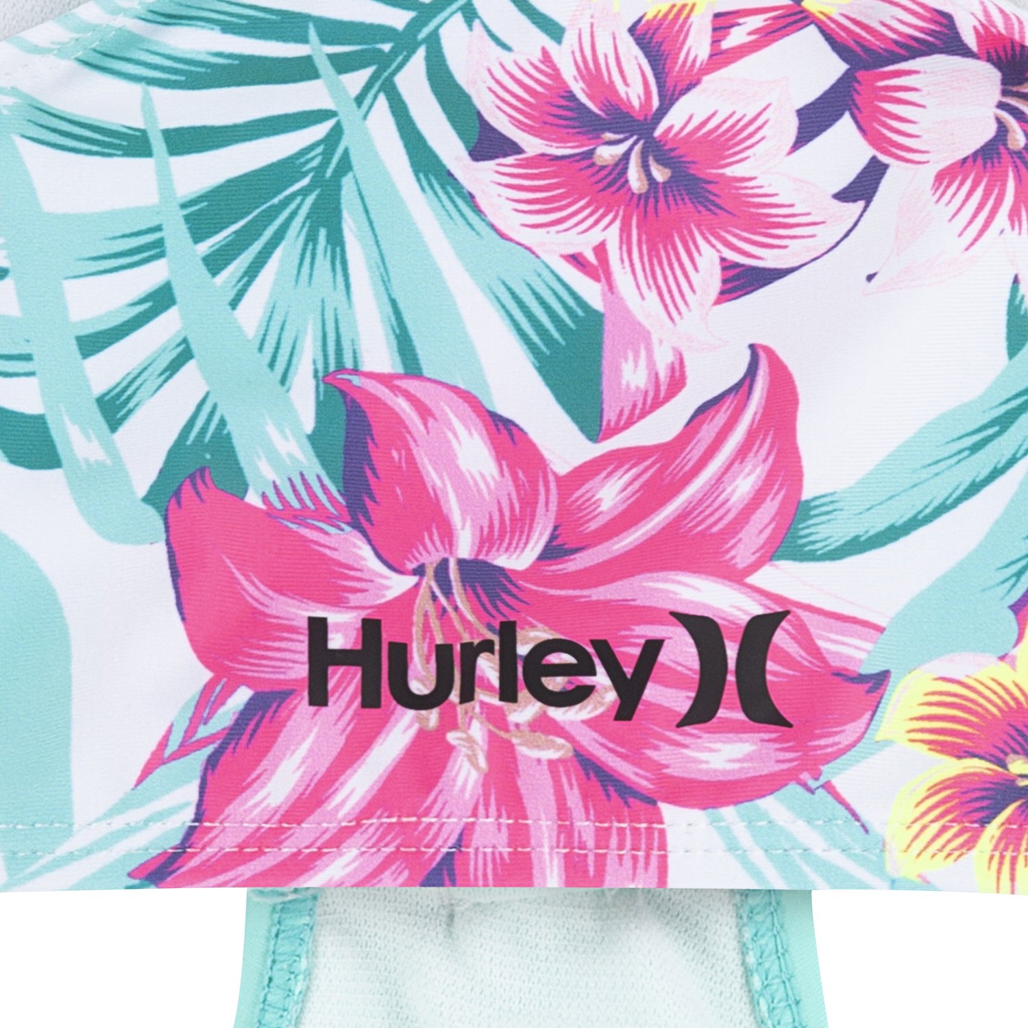 Hurley Girls' Tropical Tie Front Monokini - view number 3