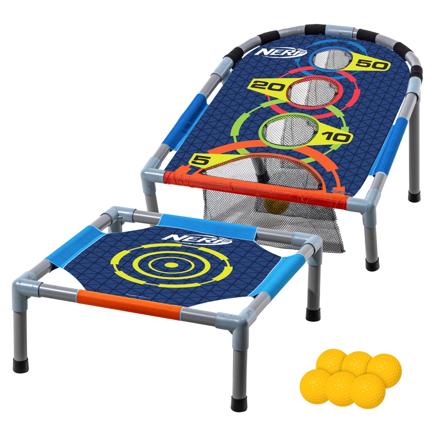 NERF Kids Bounce N Score Target Toss Game Set