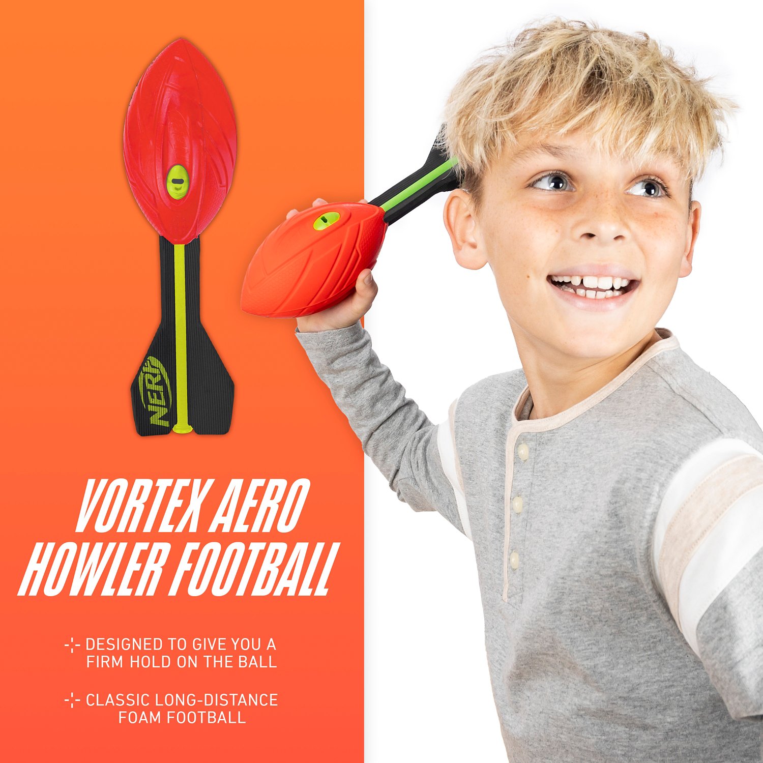  NERF Vortex Aero Howler Foam Football - view number 2