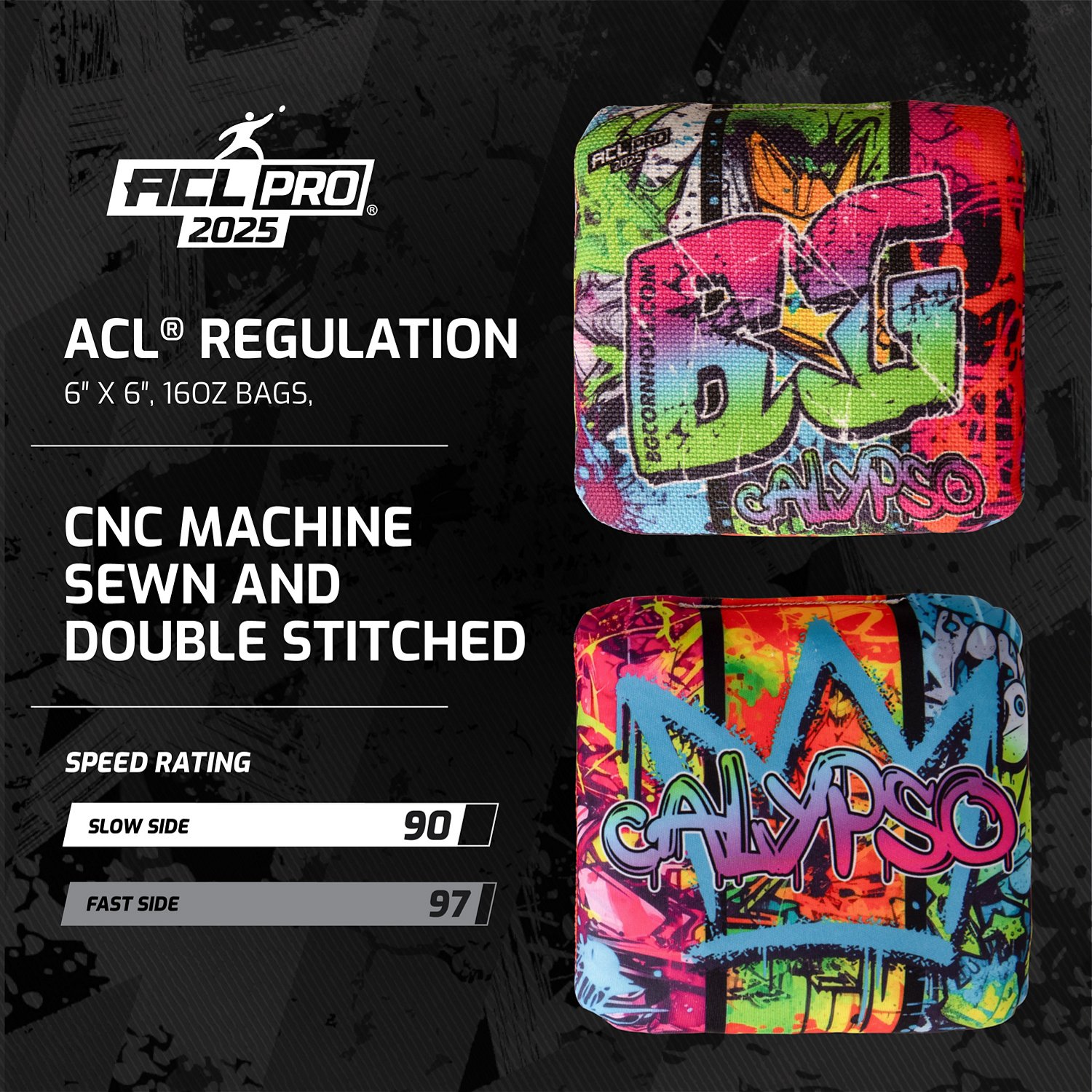 ACL PRO BG Calypso Graffiti Cornhole Bags 4-Pack                                                                                 - view number 4