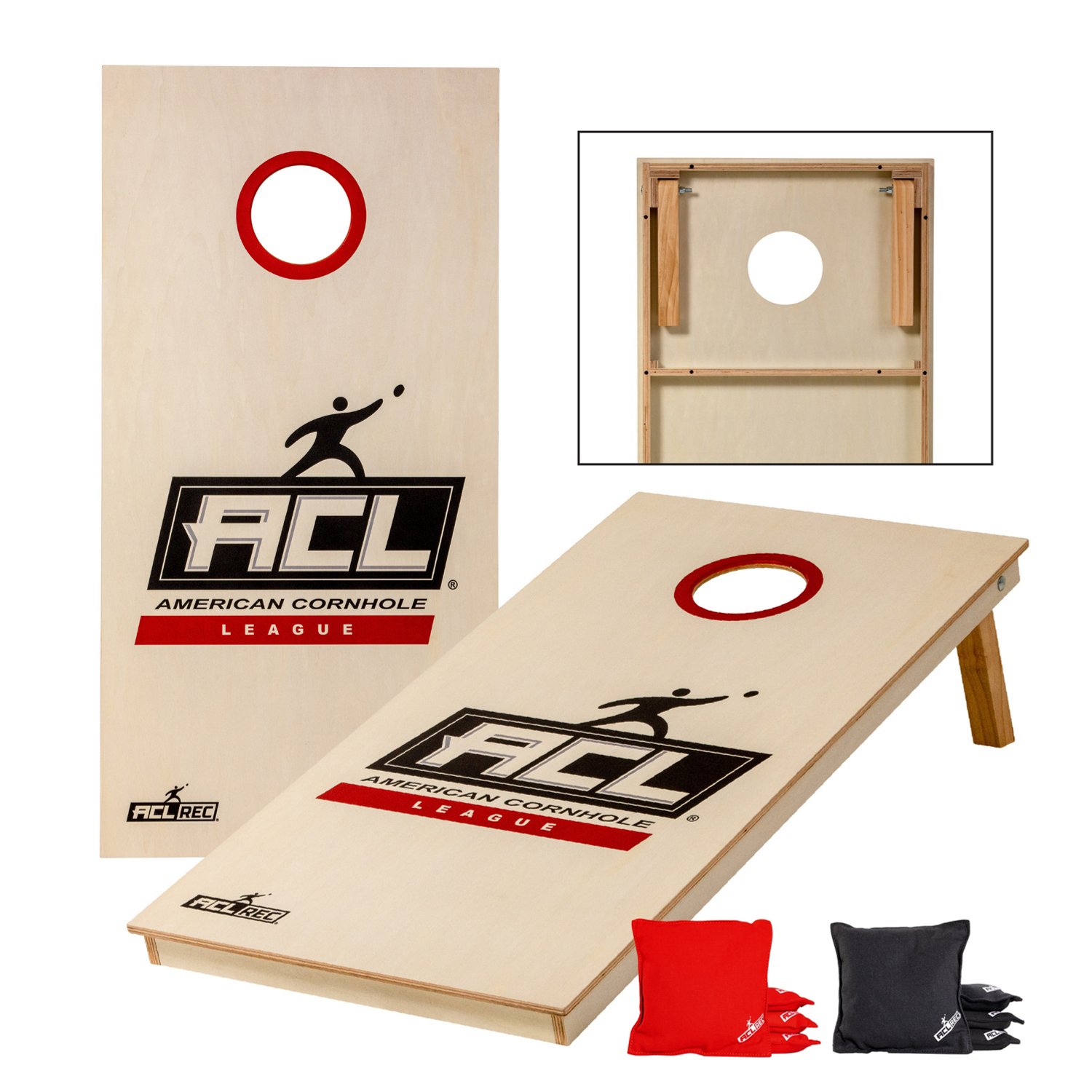 American Cornhole League ACL REC 2x4 Cornhole Board Academy