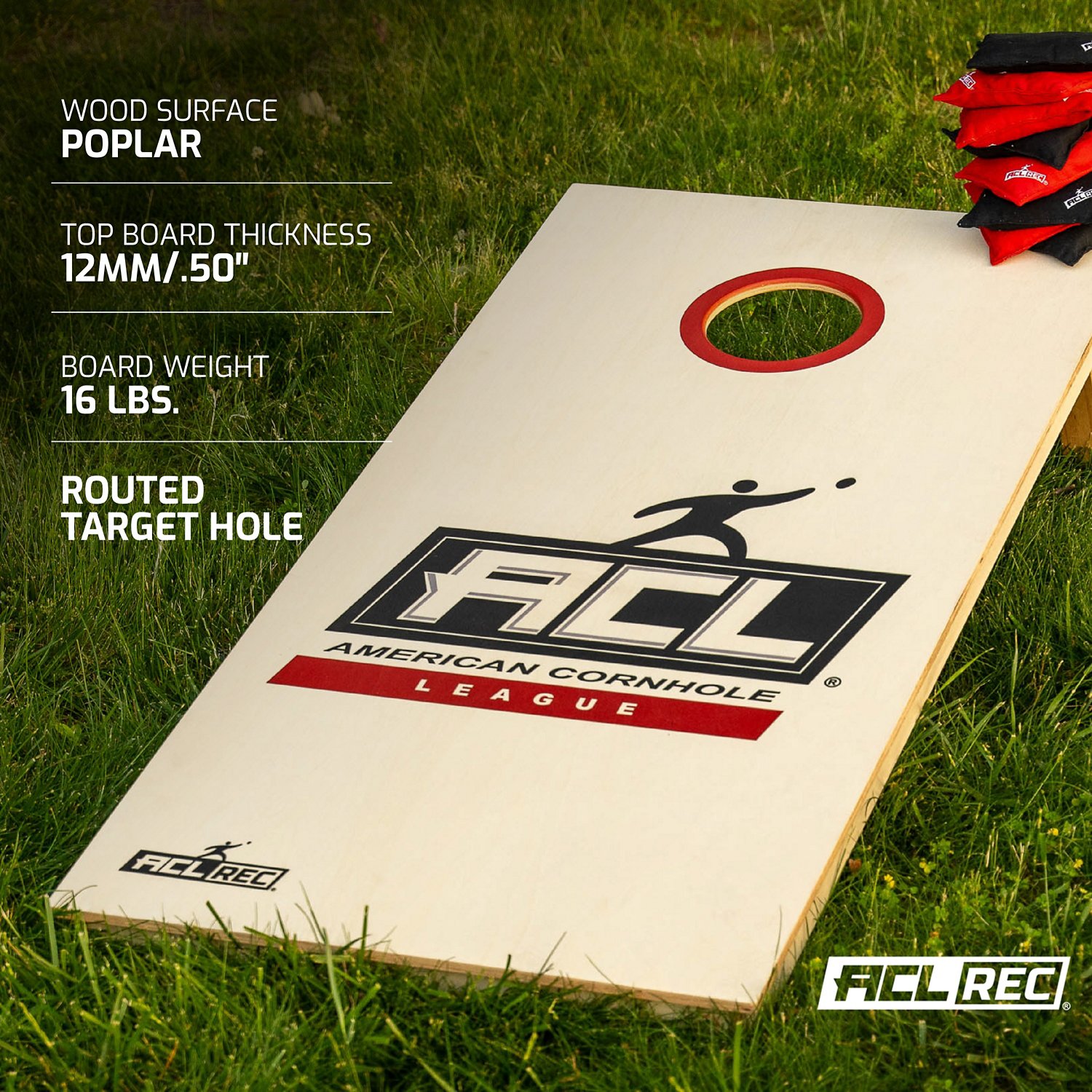 American Cornhole League ACL REC 2x4 Cornhole Board