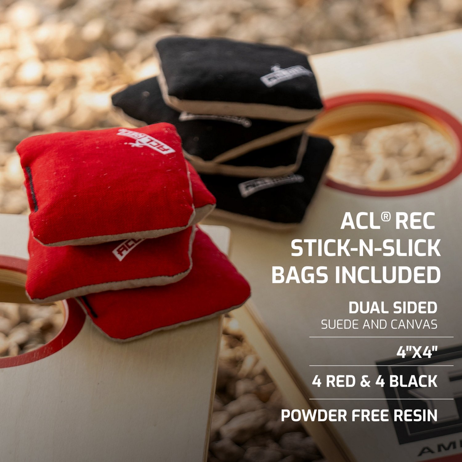 American Cornhole League ACL REC MINI 1x2 Cornhole Board Set