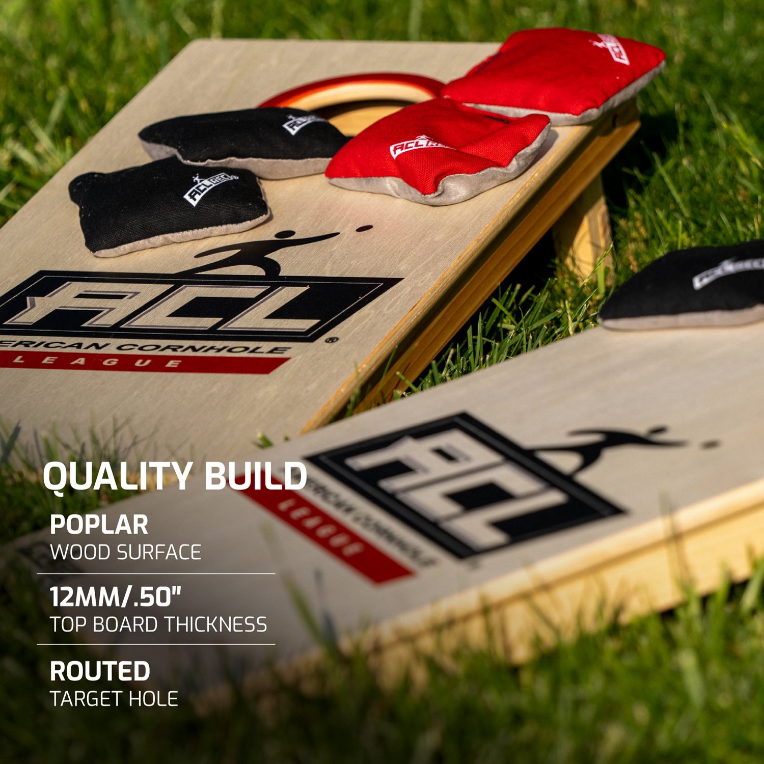 American Cornhole League ACL REC MINI 1x2 Cornhole Board Set - view number 3
