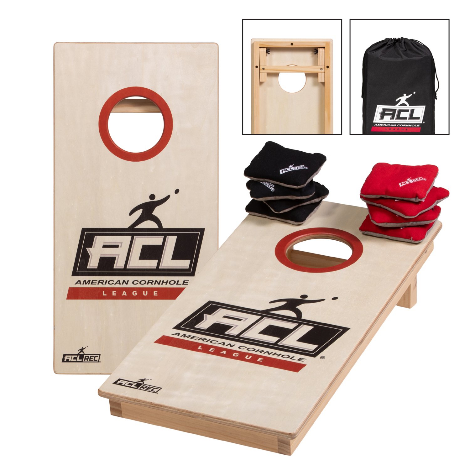 American Cornhole League ACL REC MINI 1x2 Cornhole Board Set