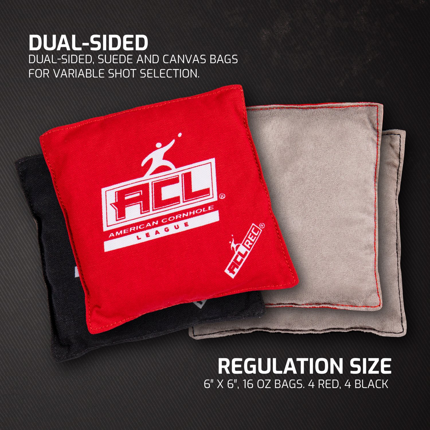 American Cornhole League ACL REC Stick-N-Slick Cornhole Bags                                                                     - view number 2