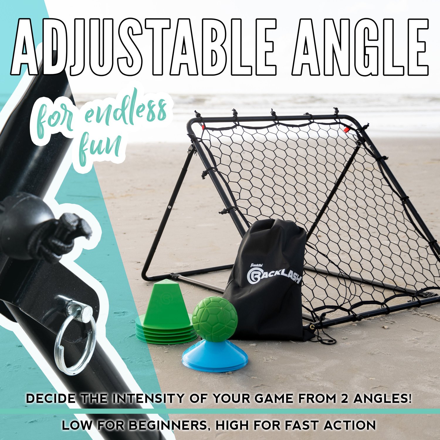 Franklin Sports Backlash Outdoor + Backyard Target Net Game - view number 6