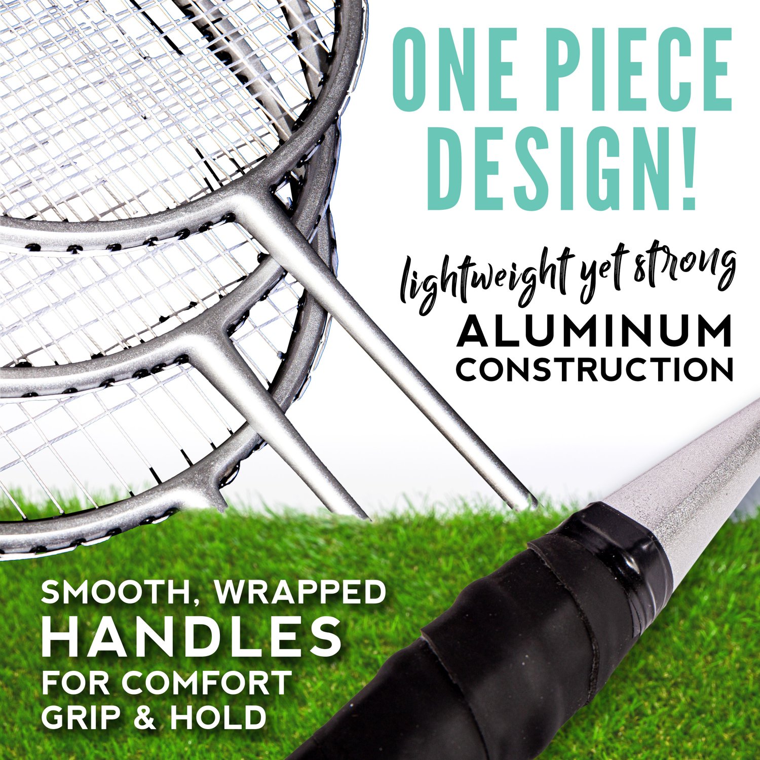 Franklin Sports Badminton Racket and Shuttlecock Set - view number 6