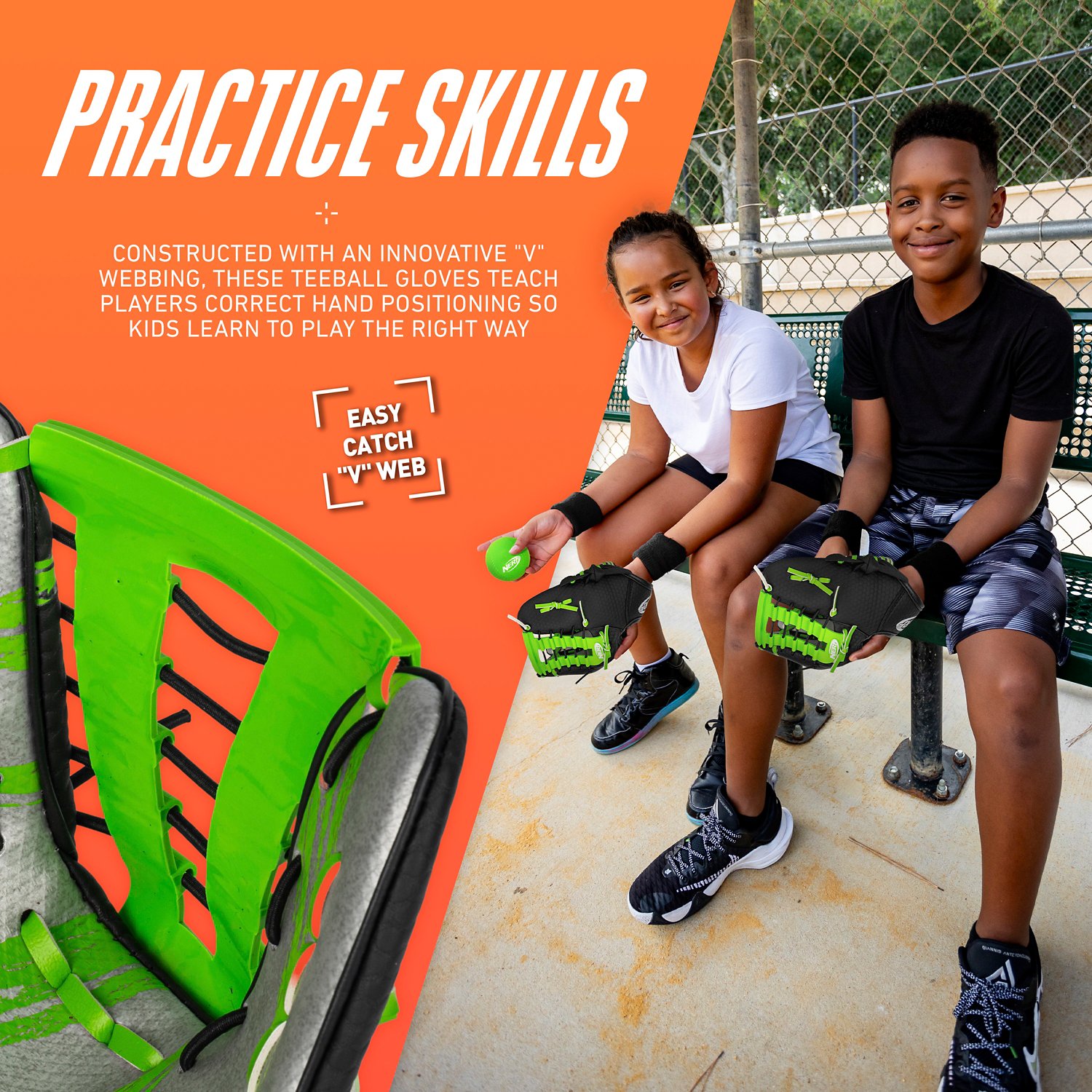 NERF Proshot Baseball Glove & Ball Set - view number 4