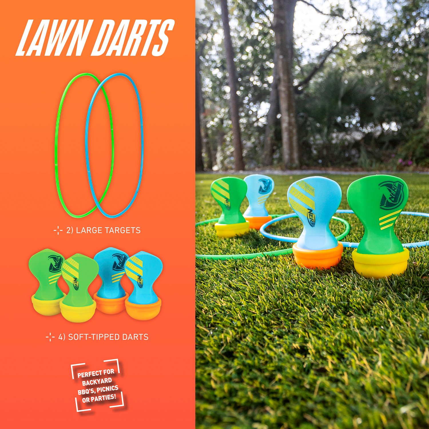 NERF Soft Tip Lawn Darts Set                                                                                                     - view number 2