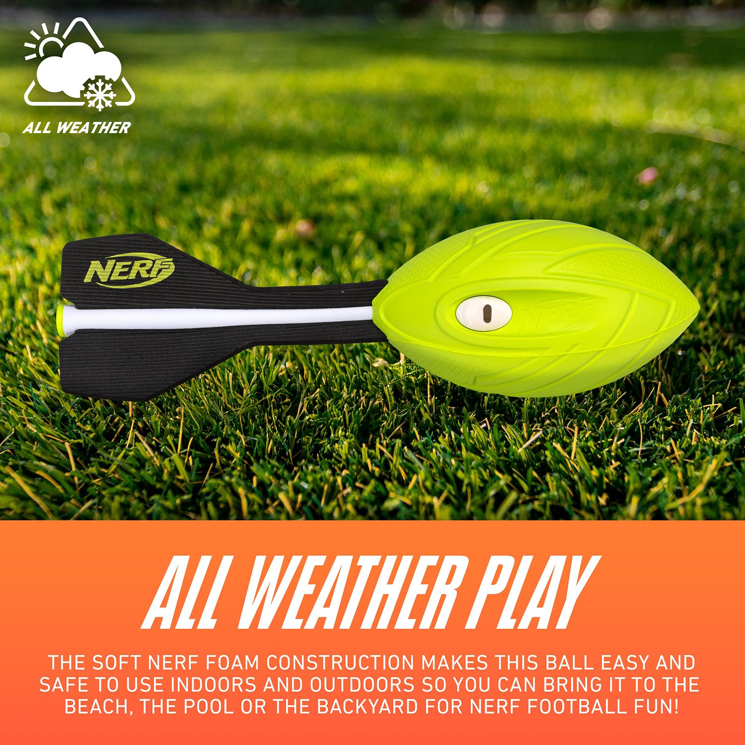 NERF Vortex Dual Power Foam Footballs 2-Pack - view number 5