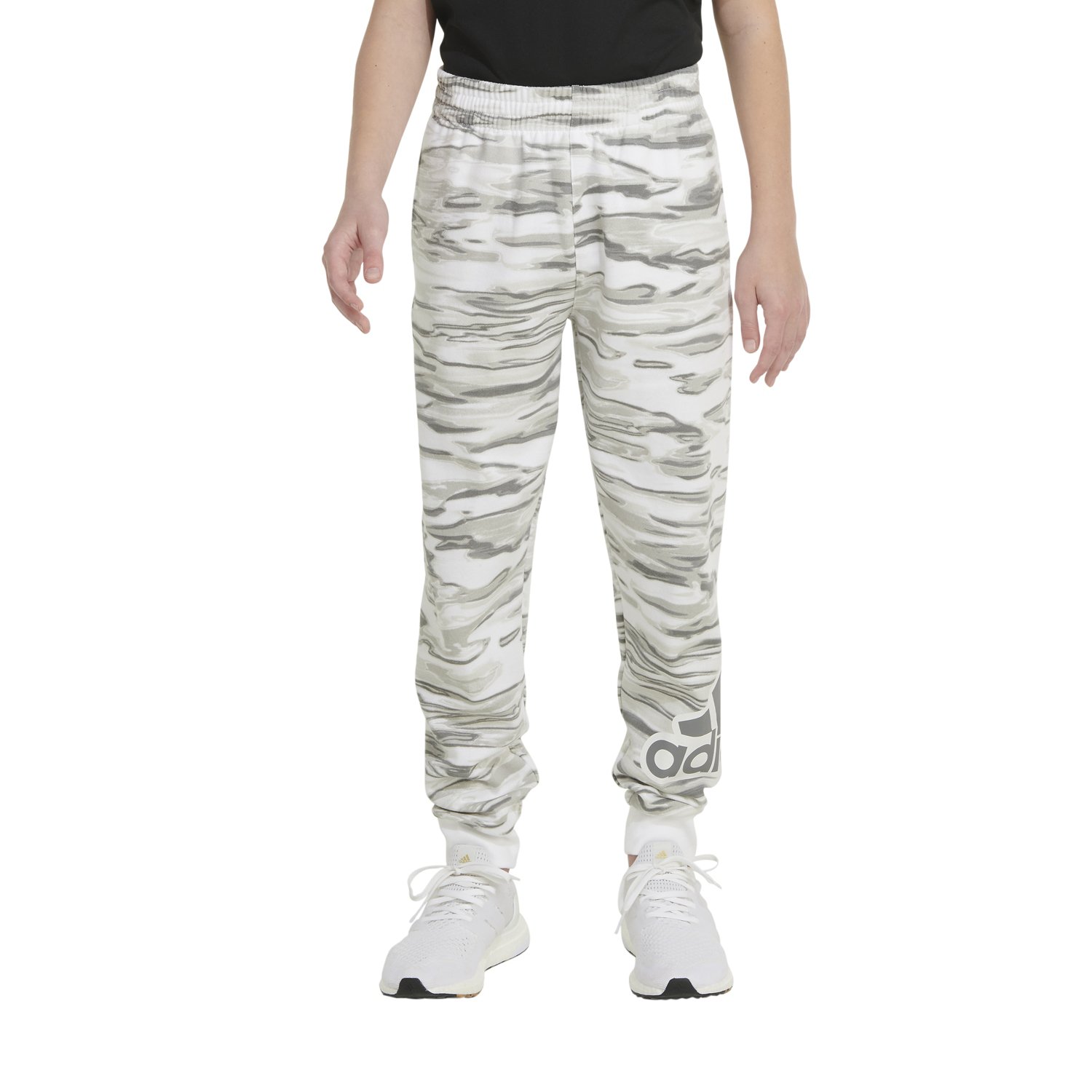 adidas Elastic Waistband Liquid Camo Printed Joggers