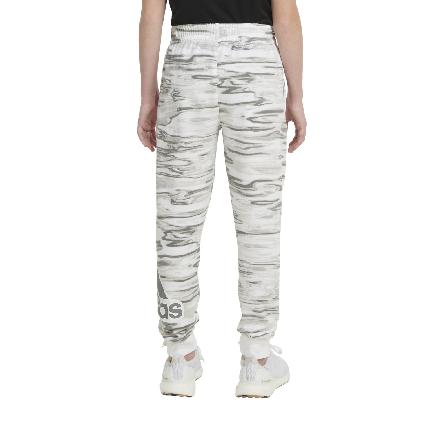 adidas Elastic Waistband Liquid Camo Printed Joggers - view number 3