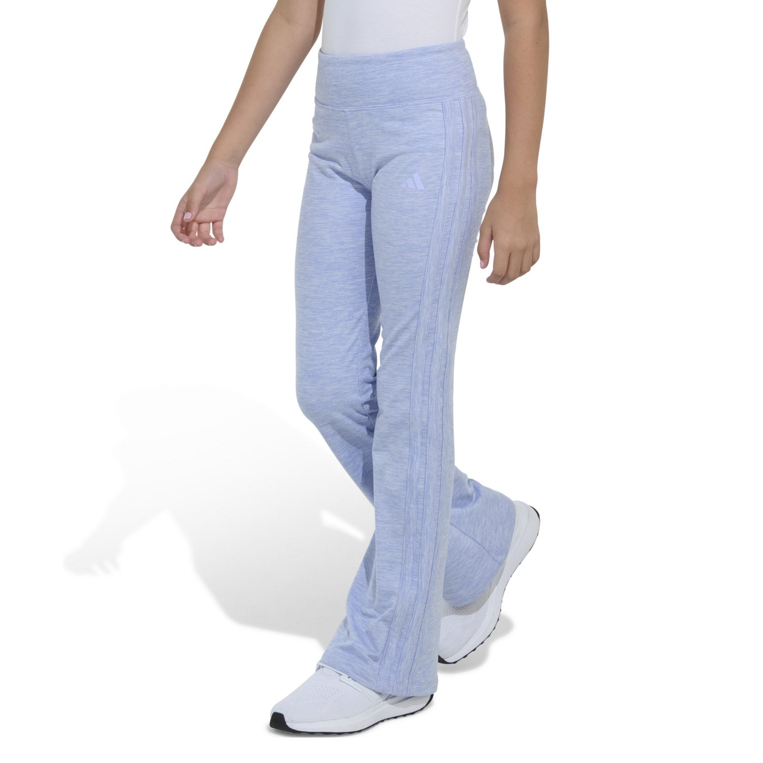 adidas Girls' Melange Flare Leg Pants - view number 2