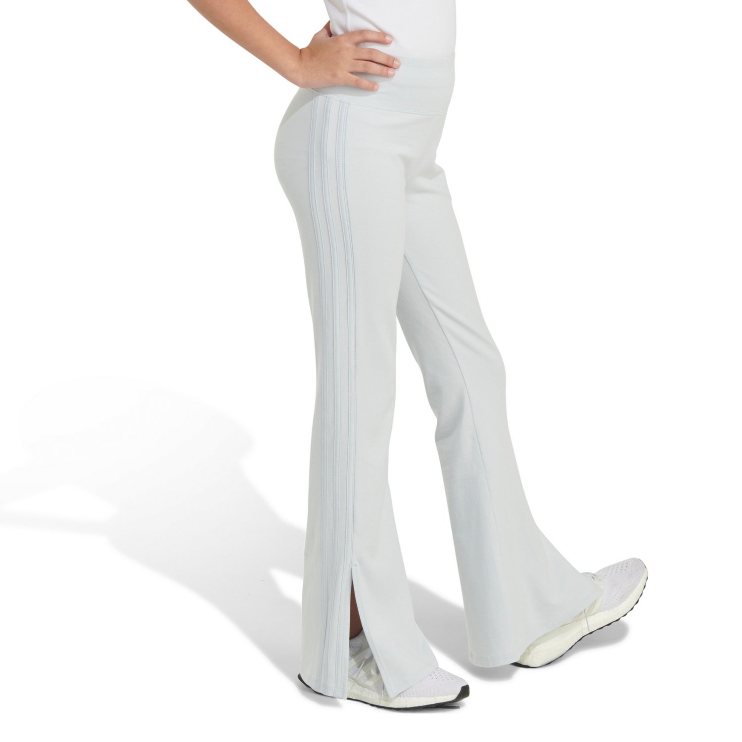 adidas Girls' Vented Flare Leg Pants - view number 3