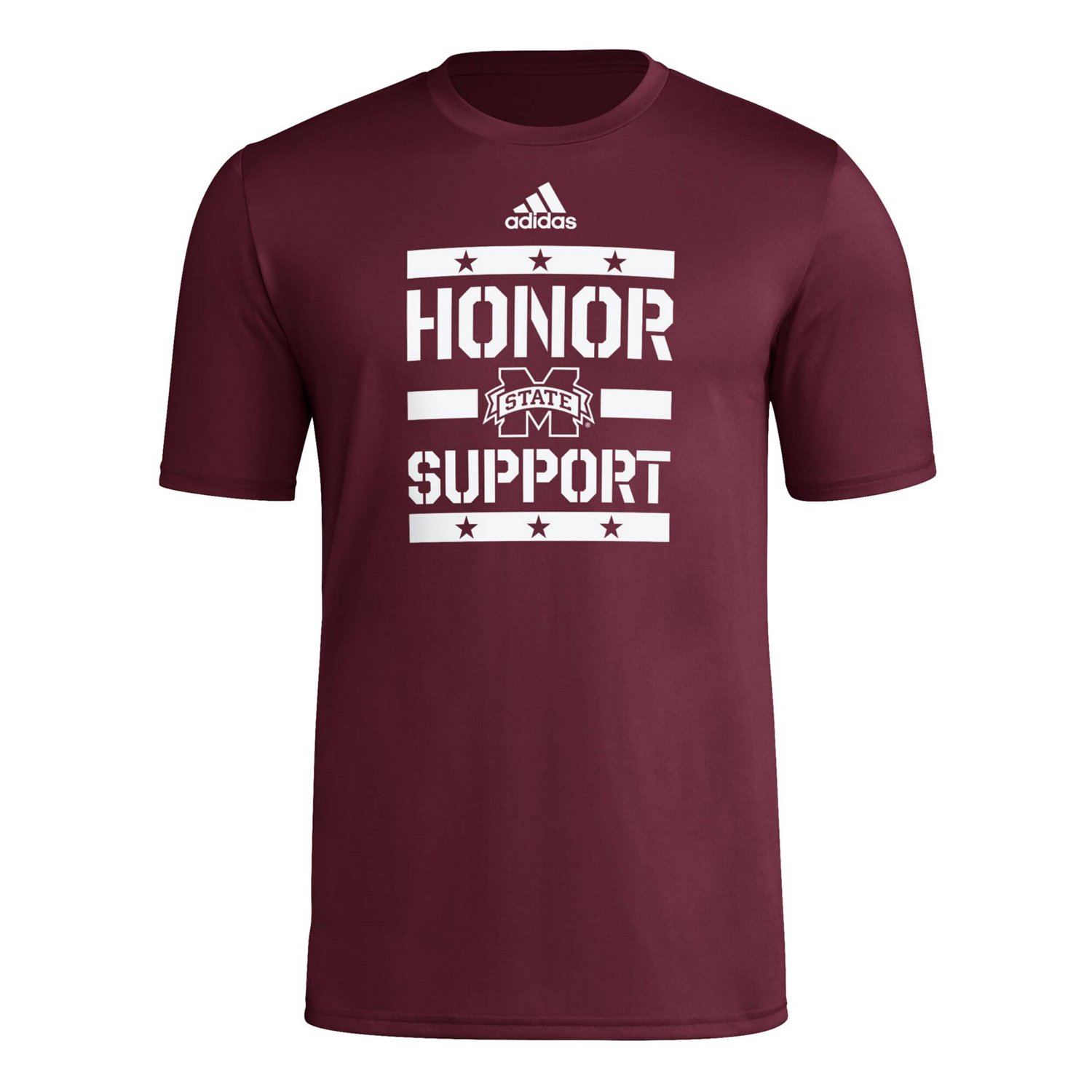 adidas Mississippi State Bulldogs Honor  Support Pre-Game T-Shirt - view number 2