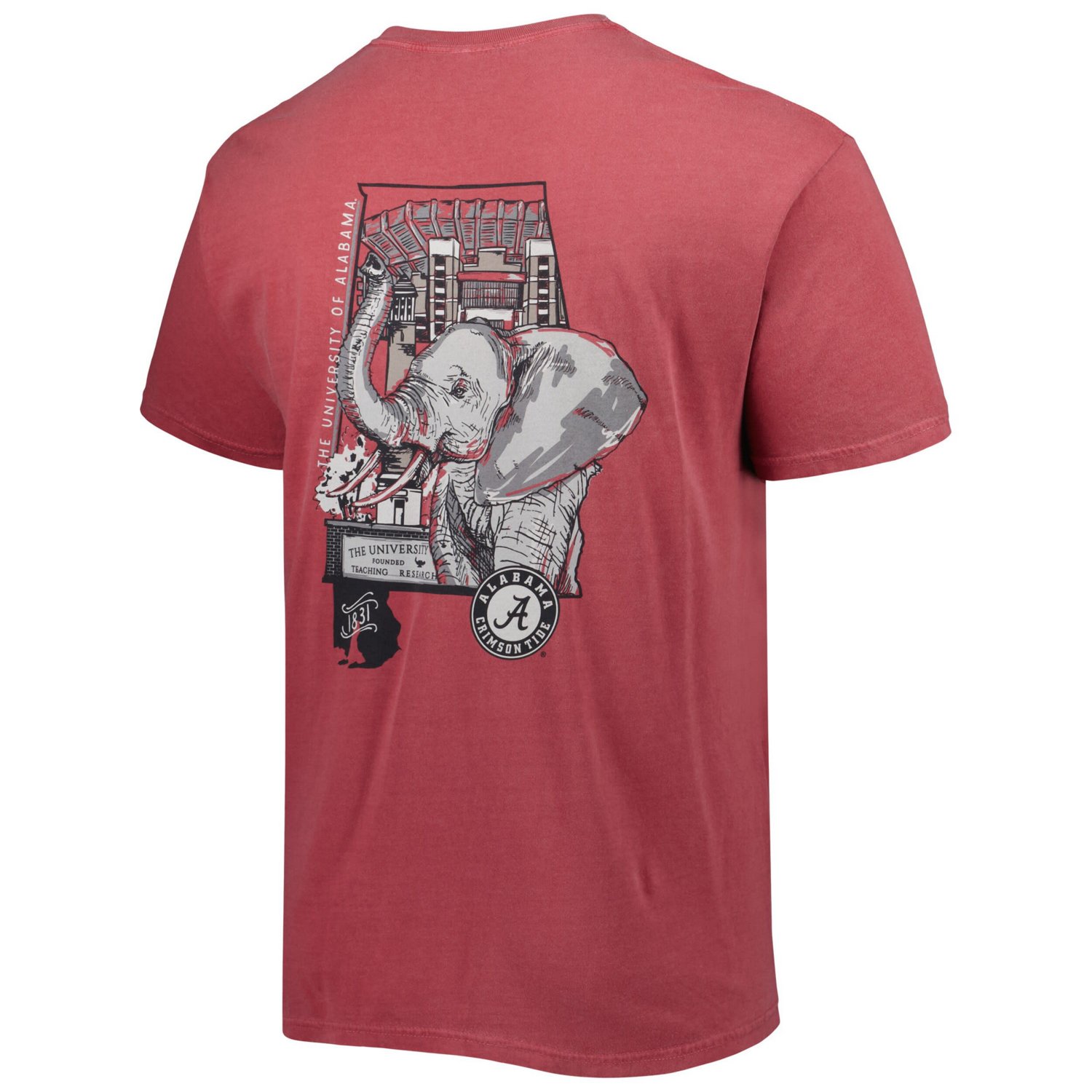 Alabama Tide Hyperlocal Elephant T-Shirt - view number 3