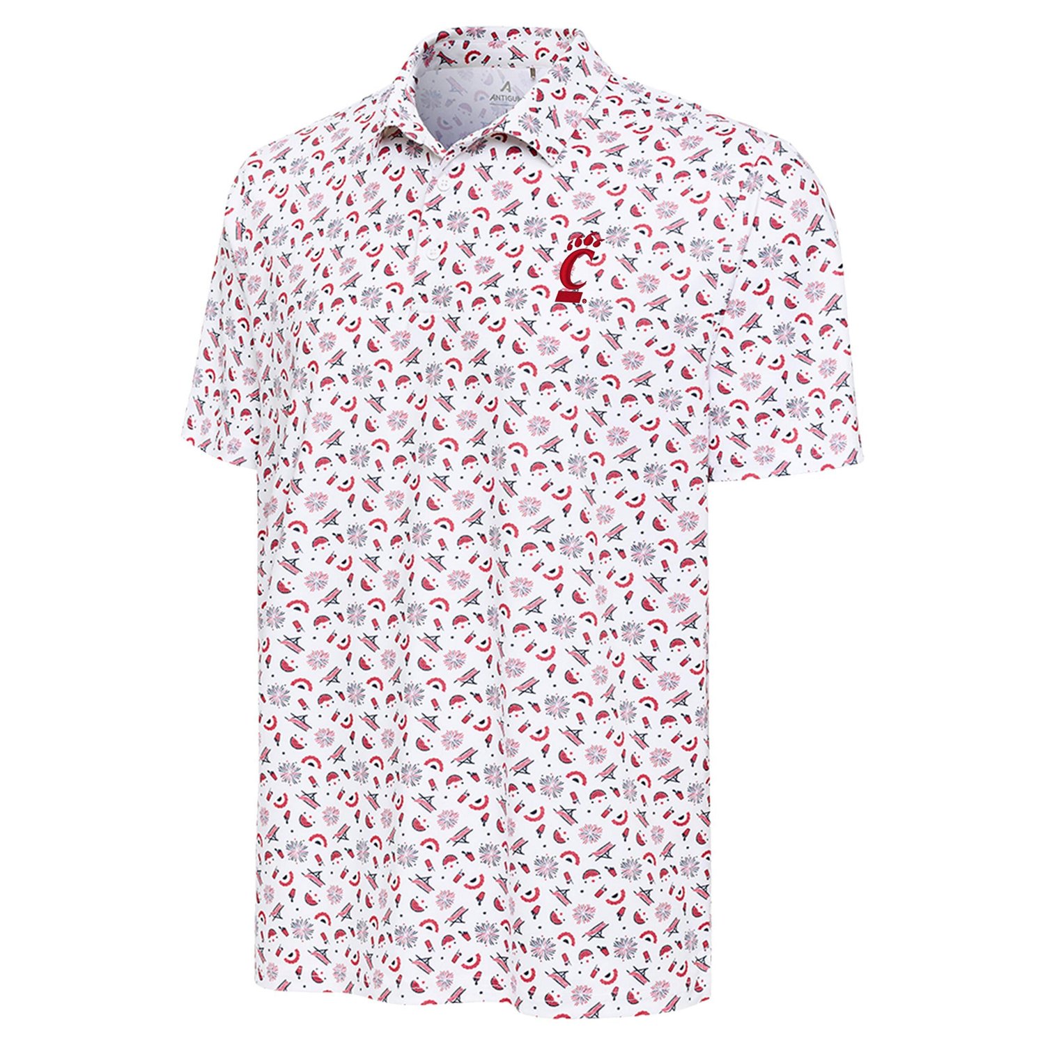 Antigua Cincinnati Bearcats Independence Day Polo                                                                                - view number 2