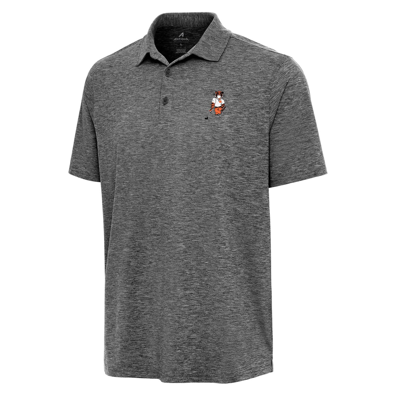 Antigua Heather Clemson Tigers Golfer Par 3 Polo - view number 2