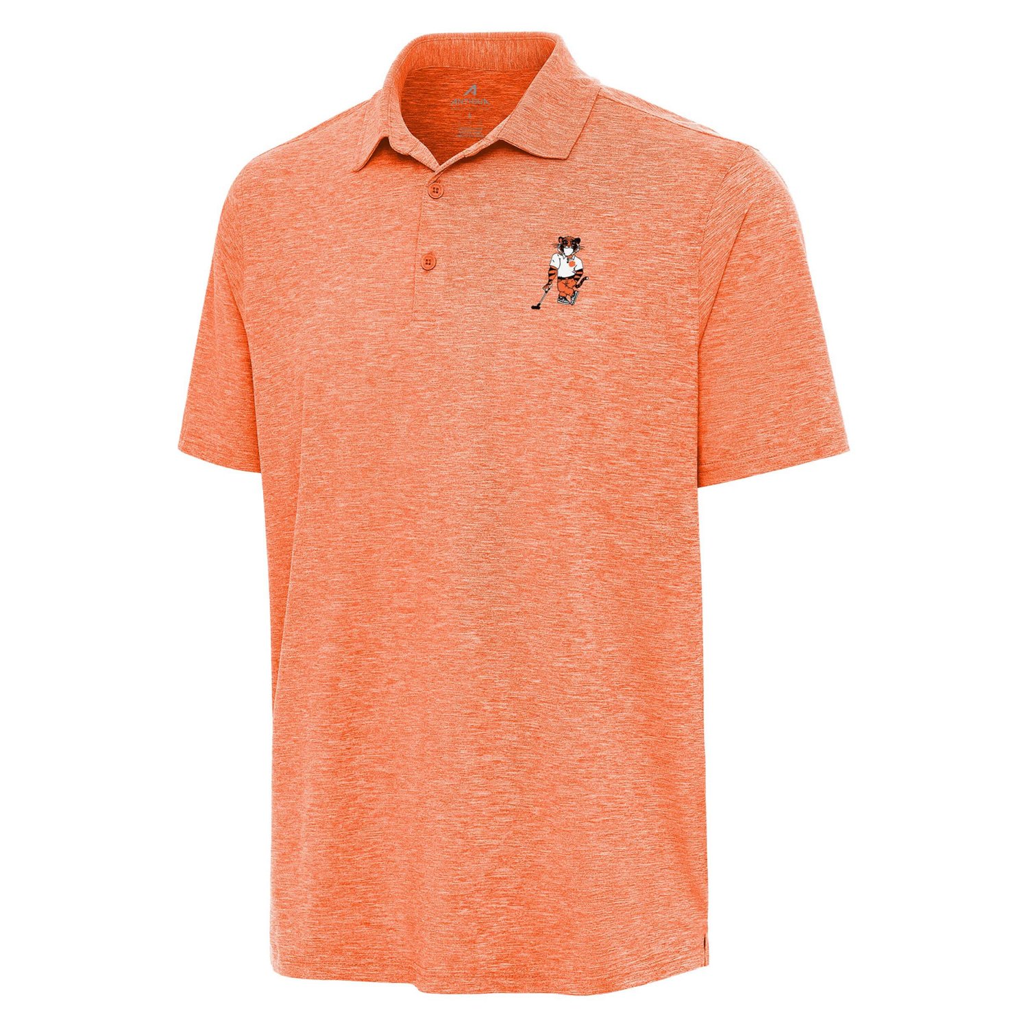 Antigua Heather Clemson Tigers Golfer Par 3 Polo - view number 2
