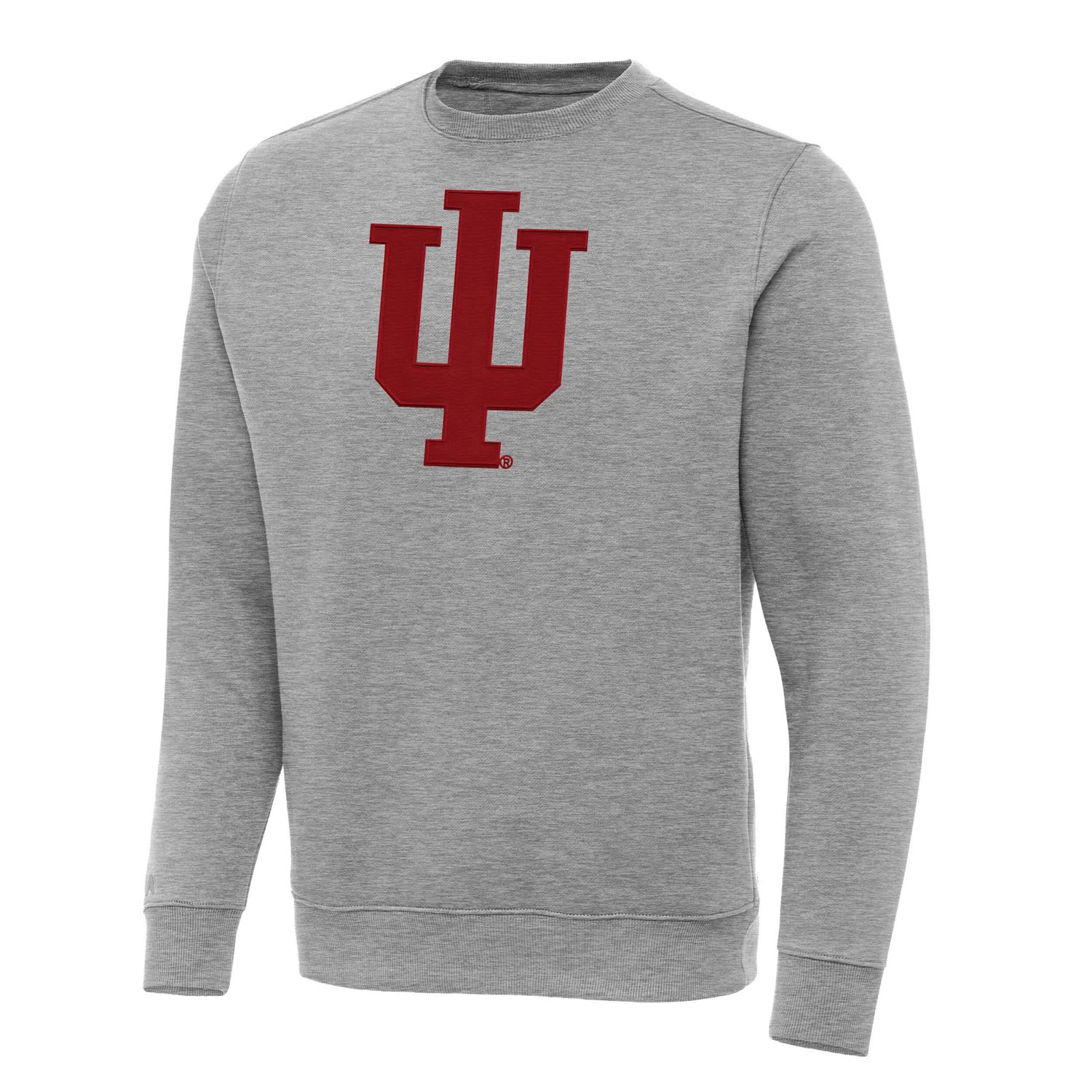 Antigua Indiana Hoosiers Big  Tall Victory Crew Neck Pullover Sweatshirt