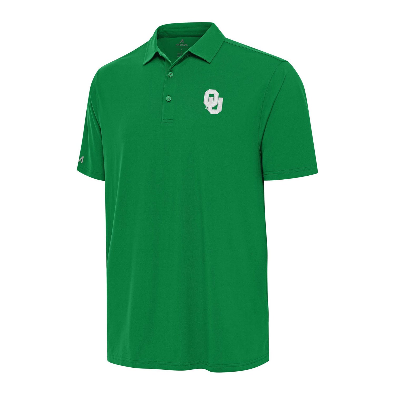 Antigua Kelly Oklahoma Sooners St Patrick's Day Era Polo